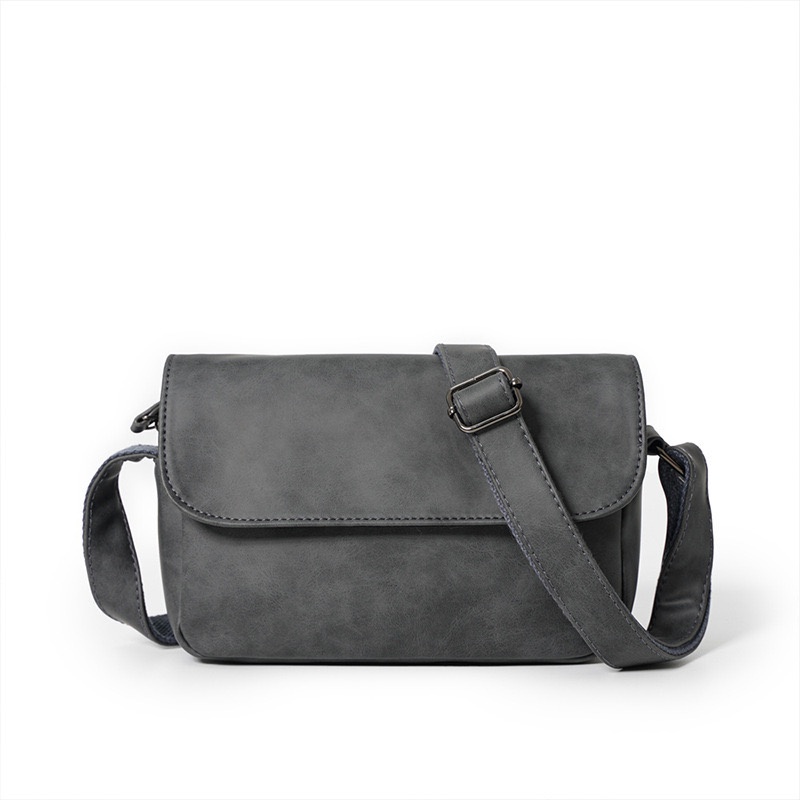 Túi Đeo Chéo Nam Horse Xám Jino Studio Túi Xách Unisex  Thời Trang Da PU