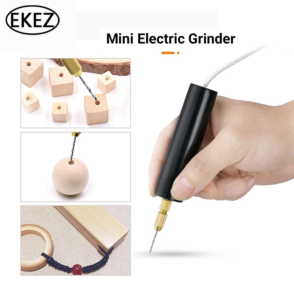 EKEZ Dụng cụ cắt và khắc máy khoan điện gia dụng mini USB