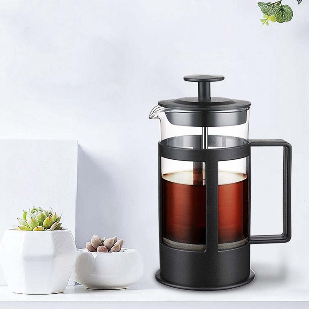 Bình Pha Trà Dạng Ấn Bằng Thép Không Gỉ Dày Dung Tích 350ml 600ml 800ml