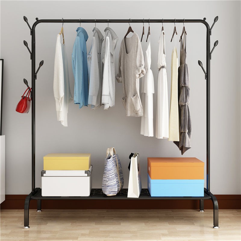 Tủ quần áo đơn giản Treo lắp ráp lưu trữ gia đình đựng đồ trong phòng ngủ tập thể Giá phơi Sàn <