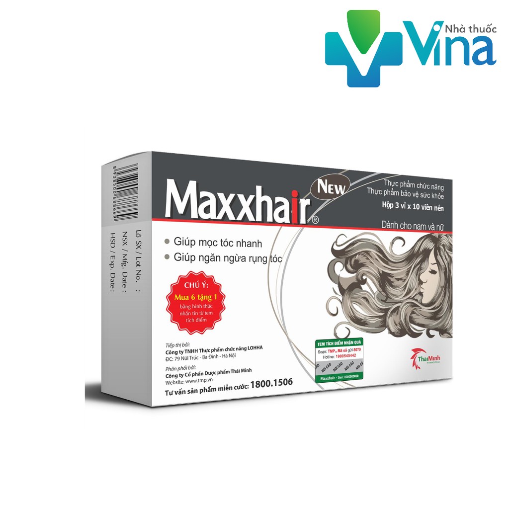 Maxxhair - Giúp Mọc Tóc Nhanh Và Ngăn Ngừa Rụng Tóc