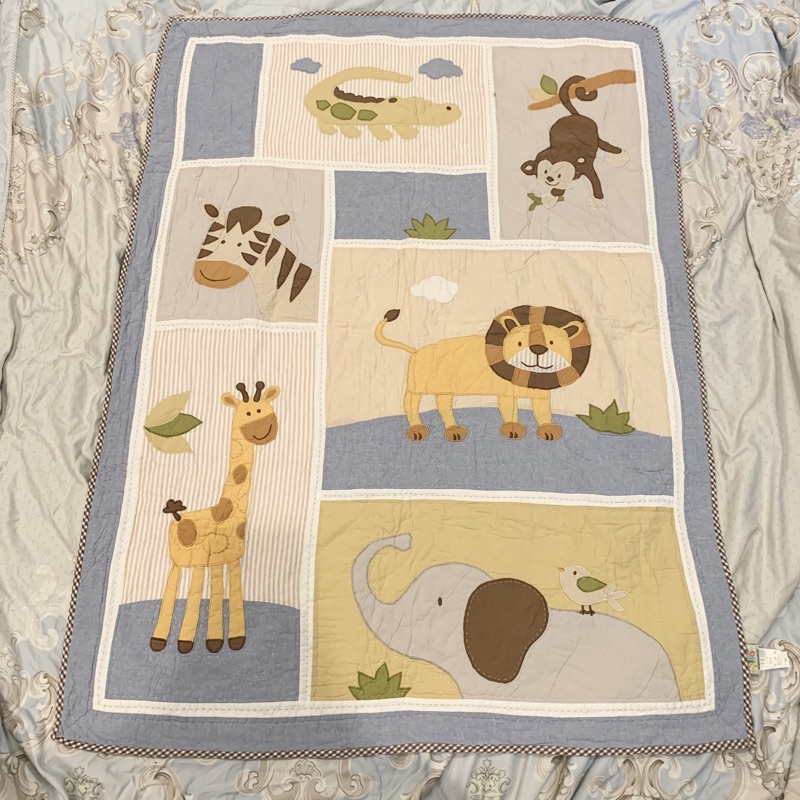 Thảm nằm chơi thảm trải giường trải nôi cũi cho bé hiệu Hàn hàng hand made khâu tay si tuyển mới cao