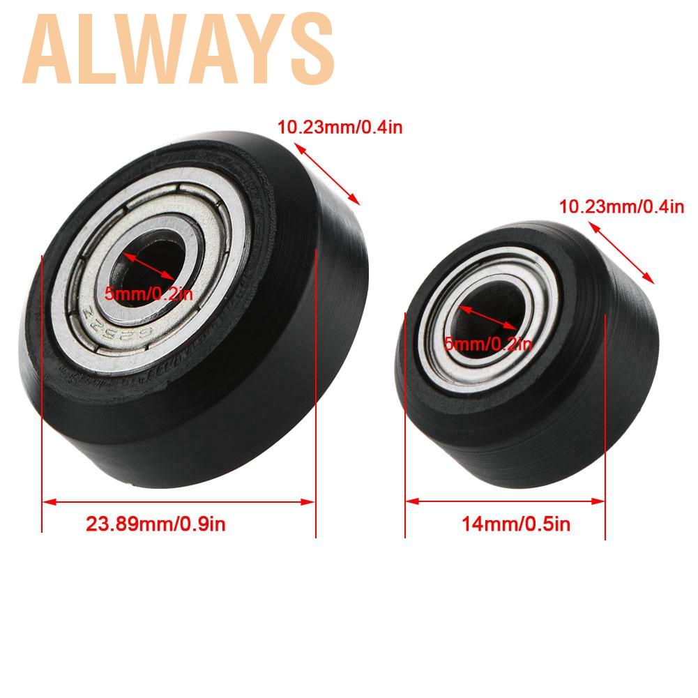 [Seller Recommend] Bộ 10 Bánh Xe Cnc 5Mm Cho Máy In 3D