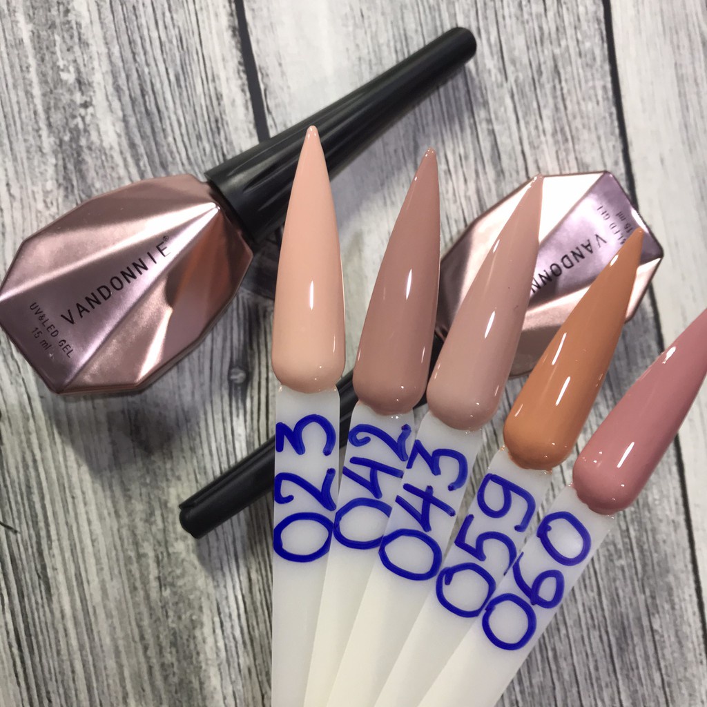 Sơn gel VANDONNIE bảng màu 23-60 Thiên Di Nail