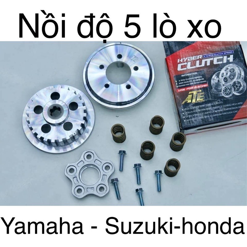 ĐẾ NHÔM 5 LÒ XO  SUM RACING  CHO WAVE / DREAM / RS100