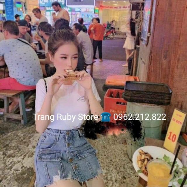 Chân váy bò rách | BigBuy360 - bigbuy360.vn