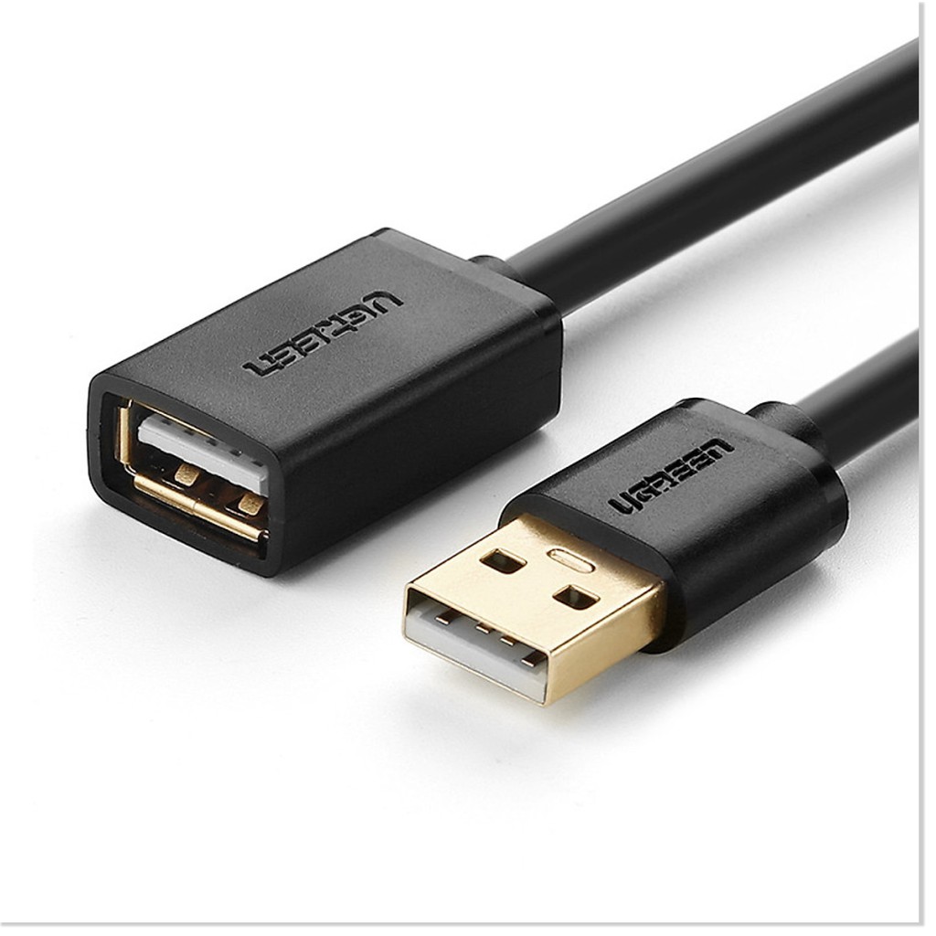 Dây nối dài USB 2.0 (1 đầu đực, 1 đầu cái) dài 1.5m UGREEN US103 10315 - Hàng chính hãng