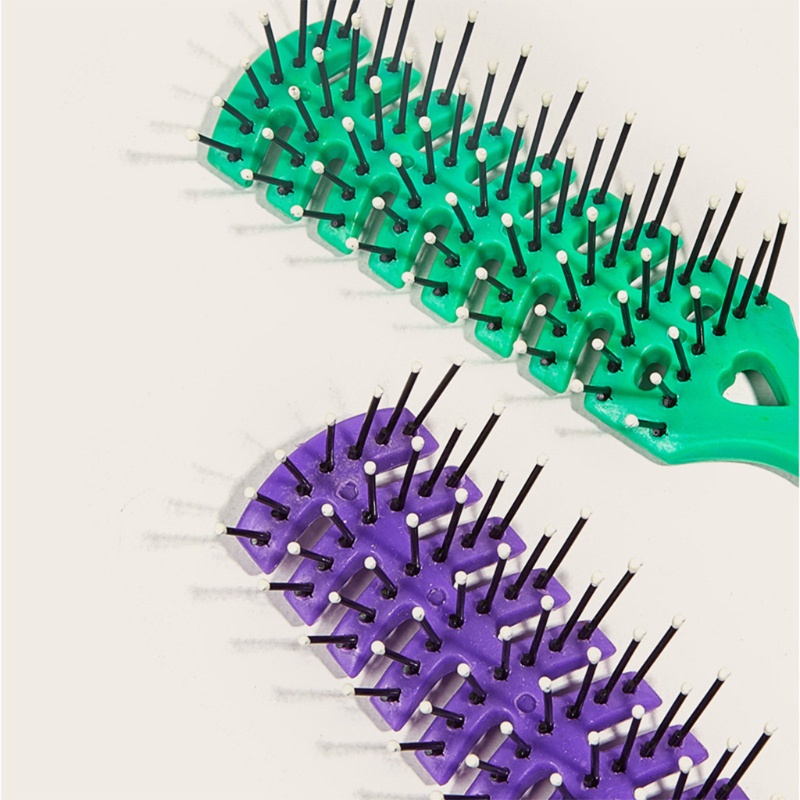 [Hàng mới về] Bàn chải chải tóc thông gió 7 hàng có đầu bóng lông màu sắc ngẫu nhiên