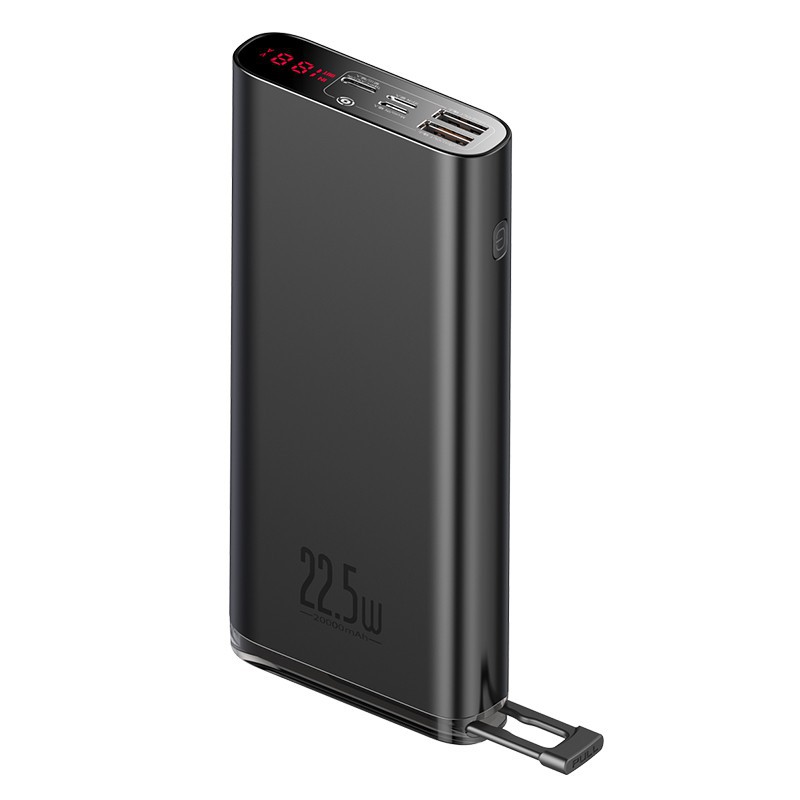 Pin dự phòng sạc nhanh Baseus Starlight Digital Display 20000mAh (22.5W, PD/ Quick Charge Dualway Power Bank )