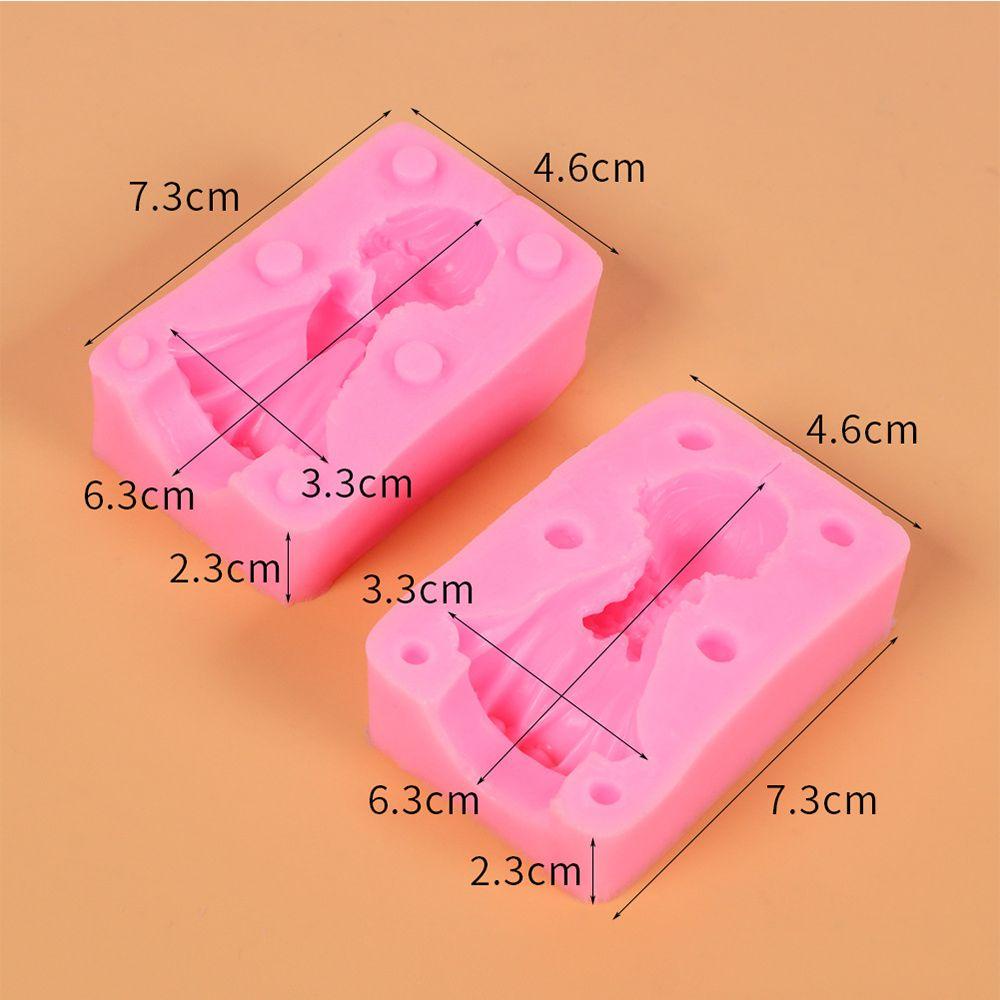 Khuôn Silicone Làm Bánh Tạo Hình Góc 3D Độc Đáo Tiện Dụng DIY