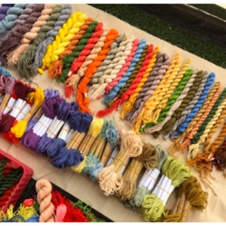 Một tép chỉ thêu tay cotton không xù màu inbox