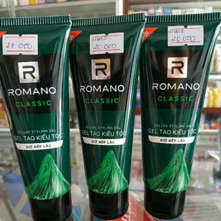 GEL TÓC NAM ROMANO TẠO KIỂU VÀ GIỮ NẾP LÂU!