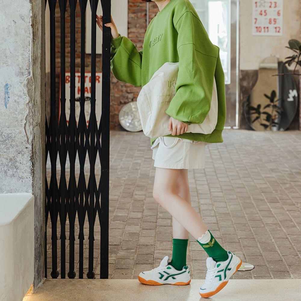 Vớ Cotton Co Giãn Thoáng Khí In Họa Tiết Hoa Tulip Phong Cách Hàn Quốc Thời Trang Cho Nữ