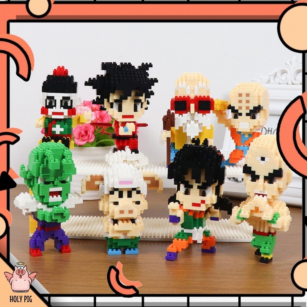 Xếp hình 7 viên ngọc rồng dragonball lắp ráp 300-400 chi tiết