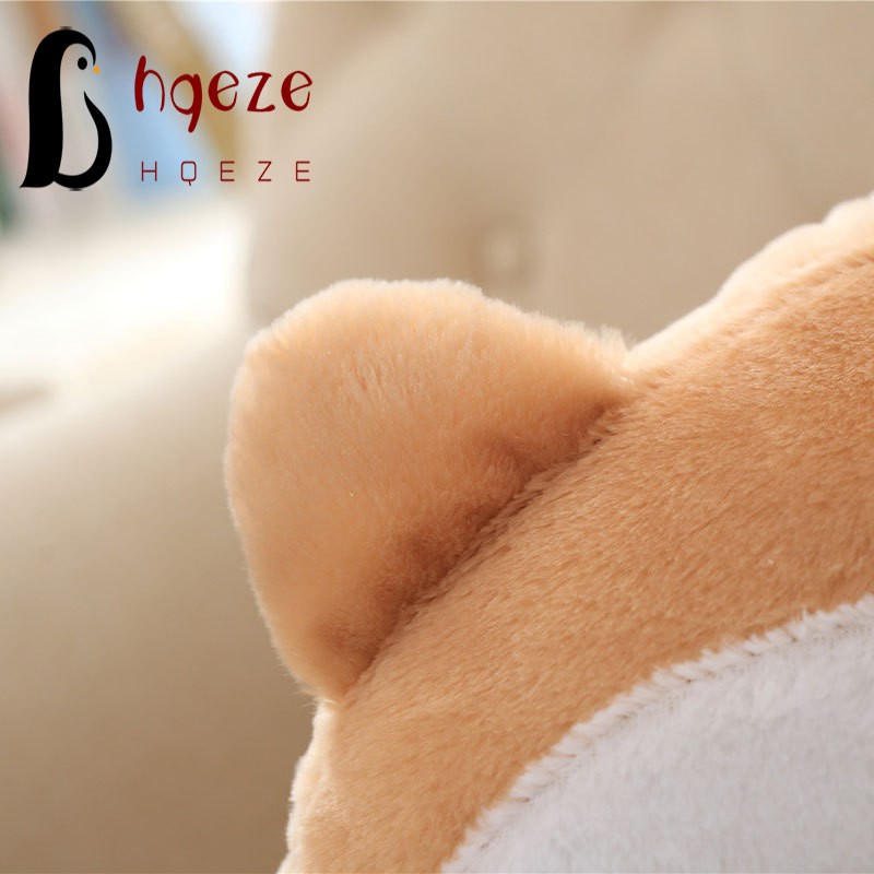 Gối Tựa Đầu /Đệm Hình Chú Chó Corgi Đáng Yêu Cho Xe Hơi