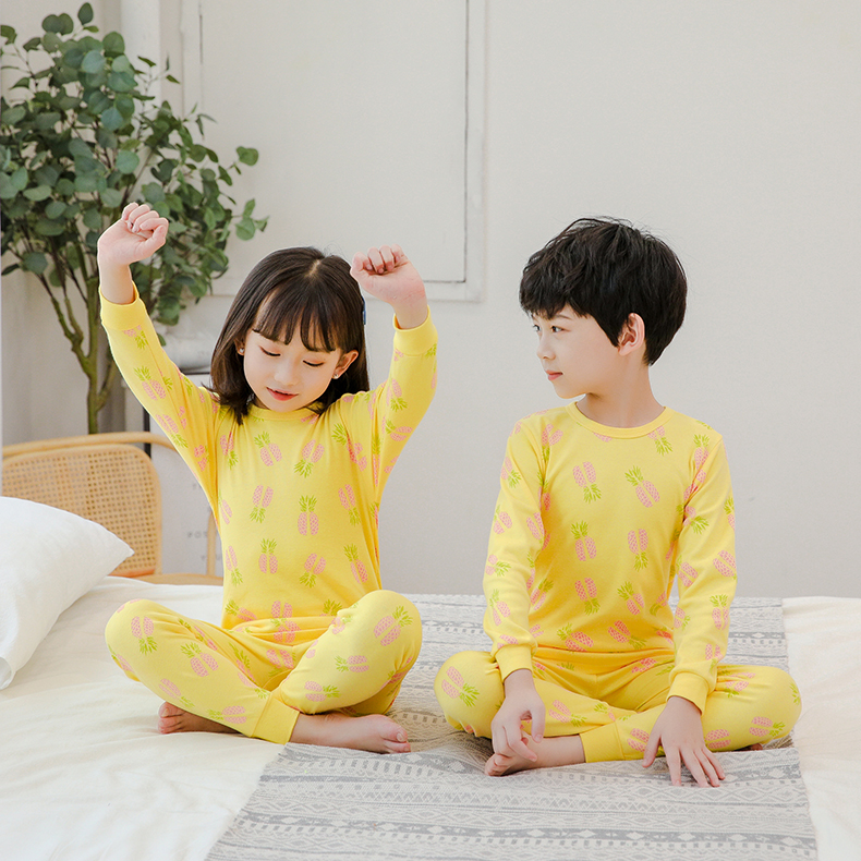 Bộ Đồ Ngủ Cotton In Hình Động Vật Dễ Thương Cho Bé Từ 2-13 Tuổi