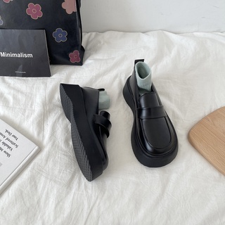 Giày martin boots cổ thấp cho nữ hot 2021 trẻ trung năng động