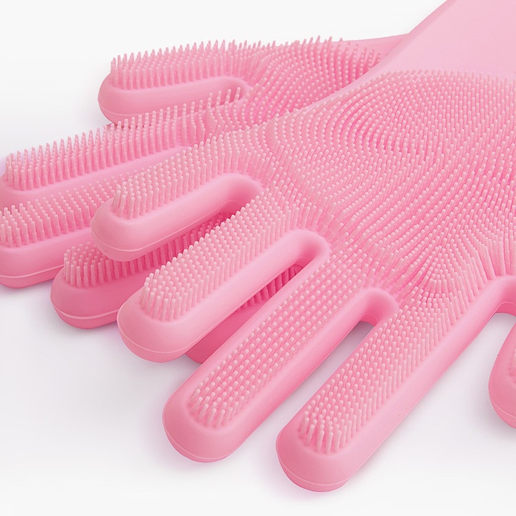 Găng Tay Silicon Rửa Bát Tạo Bọt Thông Minh Đa Năng