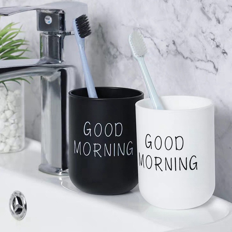 Giá Đỡ Bàn Chải Đánh Răng Bằng Nhựa Thiết Kế Độc Đáo Di Động Tiện Dụng Cho Nhà Tắm/ Khách Sạn