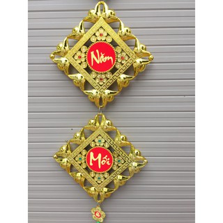 Bộ đôi Khánh vuông trang trí Tết