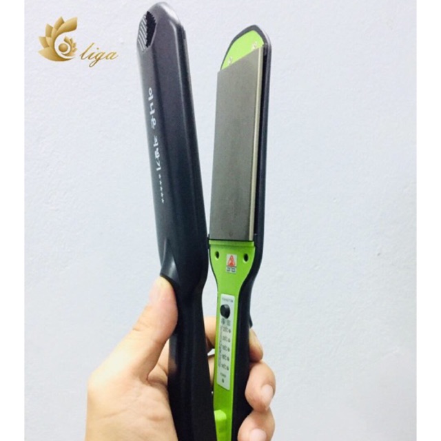 máy duỗi tóc cao cấp 5 sao pro xanh