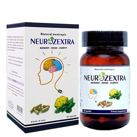(Hàng Mỹ) Neurozextra - Hỗ trợ giảm nguy cơ đột quỵ, tai biến mạch máu não, bảo vệ não bộ (30 viên)
