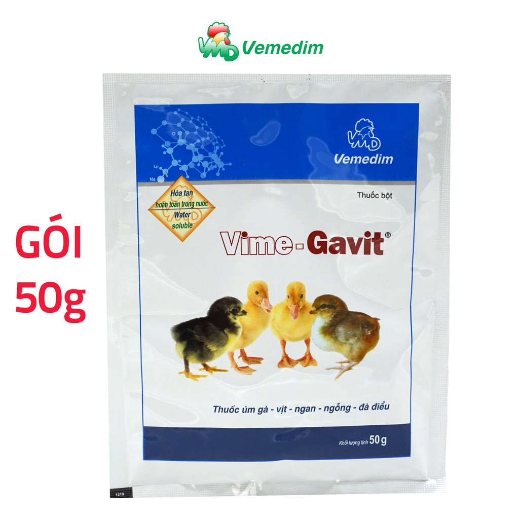 Vemedim Vime – Gavit Chuyên úm gà, vịt, ngan, ngỗng, đà điểu - gói 50g