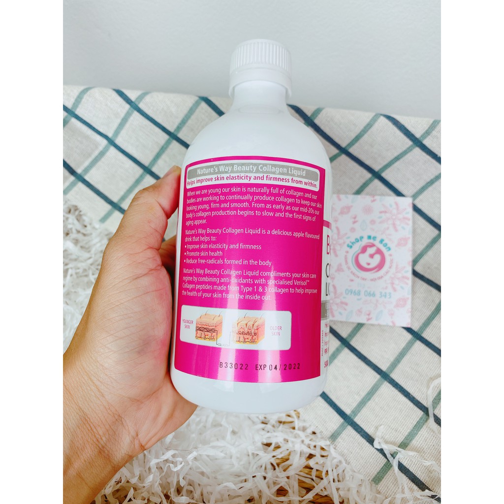 [CHĨNH HÃNG] Collagen nước Nature's Way Beauty Collagen Liquid 500ml - Xuất xứ Úc | BigBuy360 - bigbuy360.vn