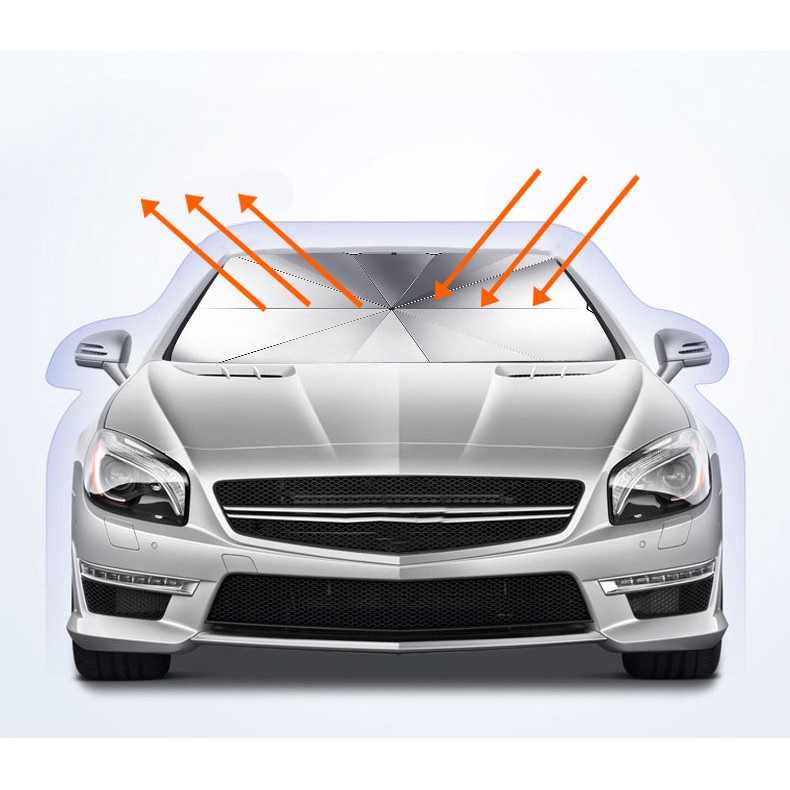 Ô che nắng kính lái ô tô, dù che nắng kính lái ô xe hơi, chống nắng và tia uv bảo vệ nội thất - Pedanauto