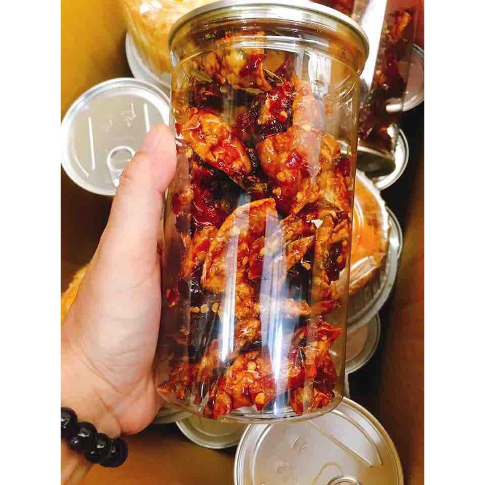 Mực rim me mực xé hấp nước dừa mực cán tẩm vị mực sốt tomyum mực mix 3 loại đóng hũ pet