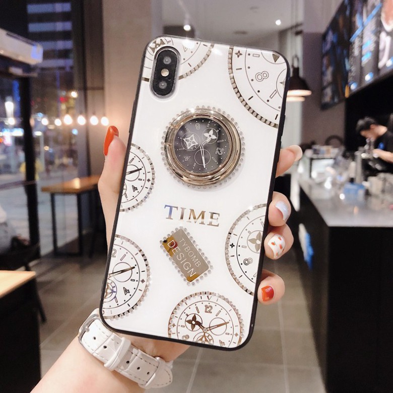 Ốp lưng iphone Ring time Đính Đá Thích hợp iphone /6/7/7plus/8/8plus/x/xs/xs max/11/11 pro/11/11/12promaX