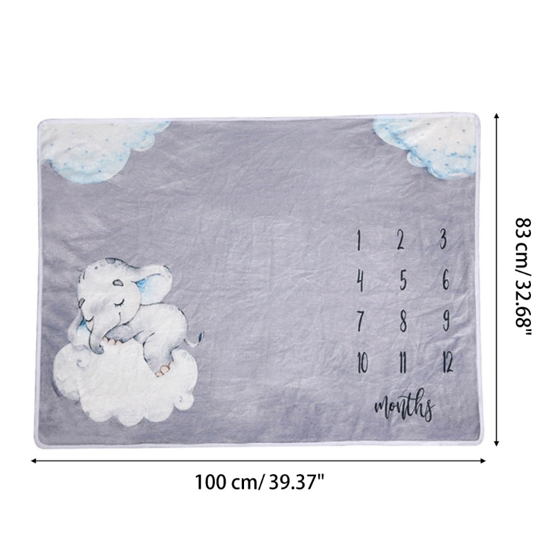 Khăn Quấn Vải Flannel Mềm Mại Làm Phông Nền Chụp Ảnh Em Bé Sơ Sinh