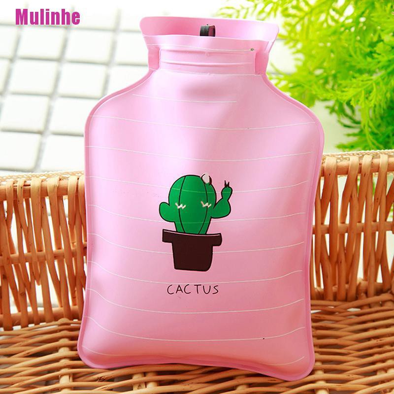 Bình Đựng Nước Nóng Giữ Ấm Tay Mini Họa Tiết Hoạt Hình