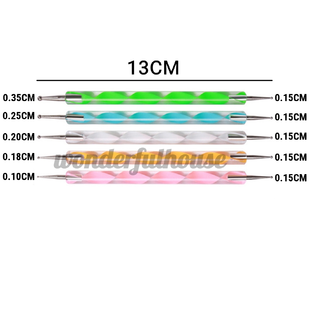 Set 10 Dụng Cụ Vẽ Móng Tay Nghệ Thuật