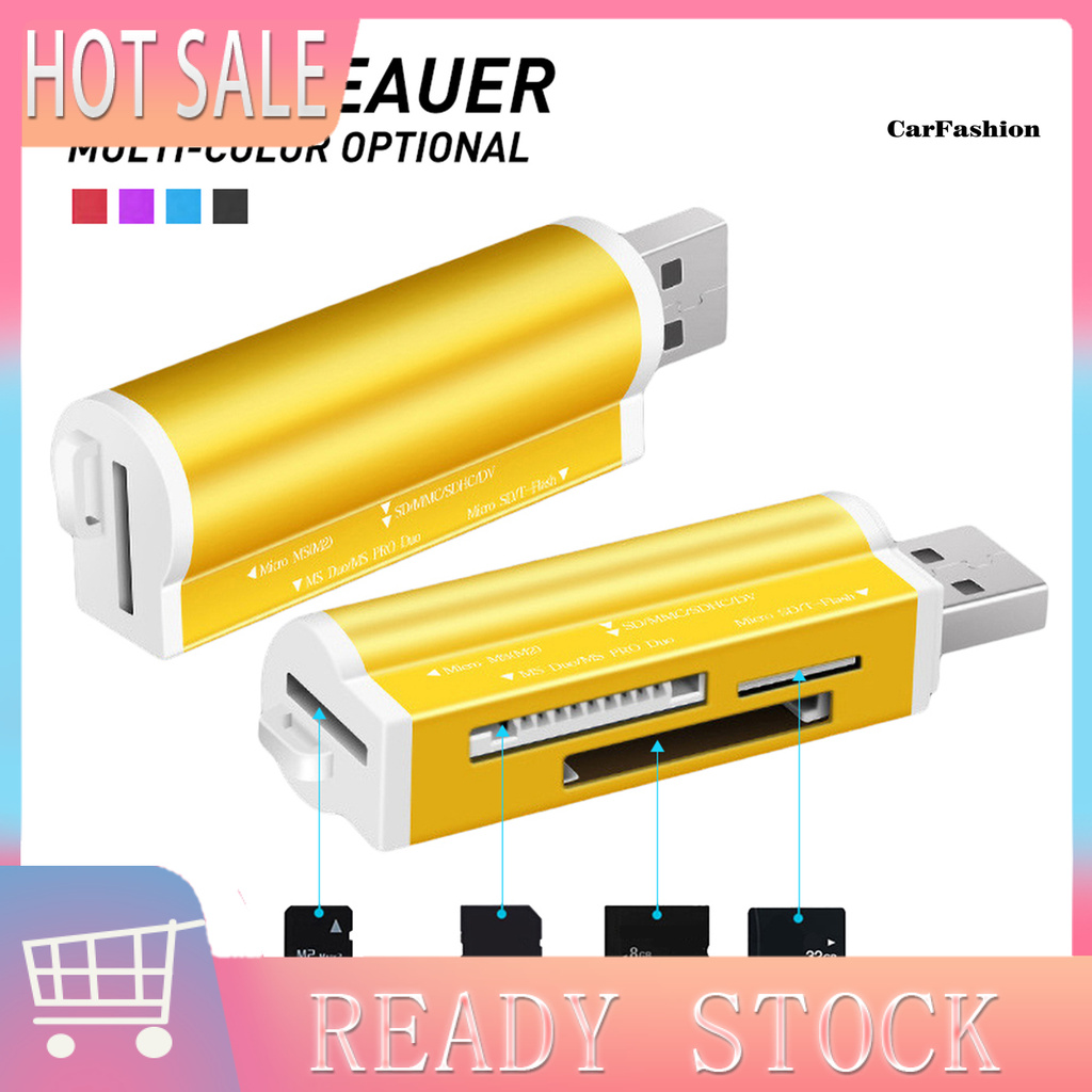Đầu Đọc Thẻ Nhớ Cdn / Micro-Sd / Ms / M2 4 Trong 1 Tiện Dụng