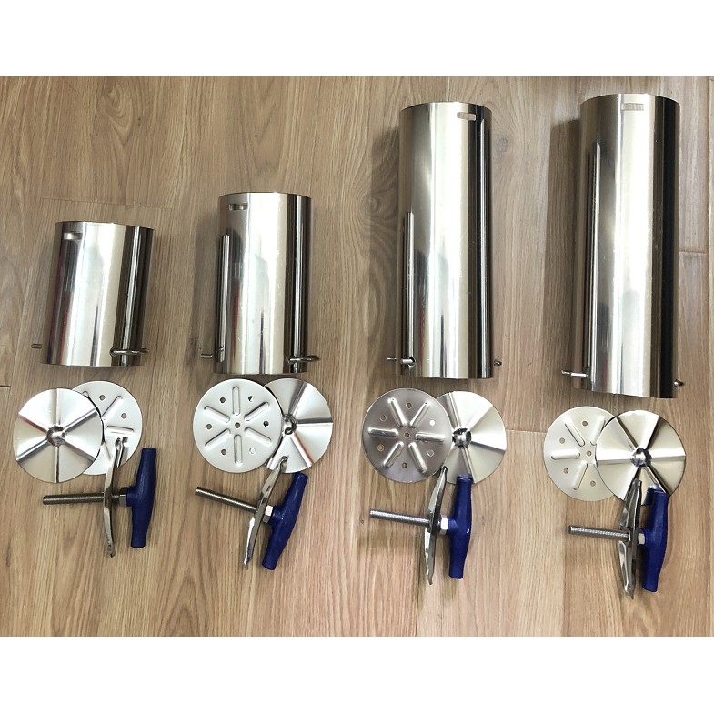 Khuôn Làm Giò Thủ Chả Lụa Inox Không Gỉ Sáng Bóng 3 Kích Cỡ Lựa Chọn