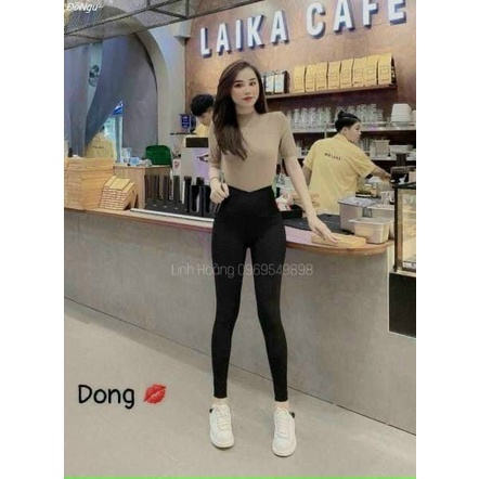 Quần ôm nâng mông quảng châu lưng bản to viền ép đủ size Ly