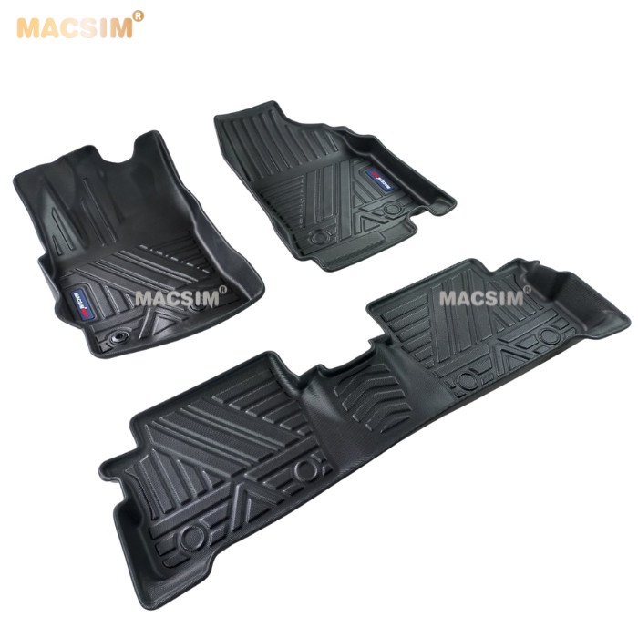 Thảm lót sàn xe ô tô Toyota vios  2008-2013 qd Nhãn hiệu Macsim chất liệu nhựa TPV cao cấp