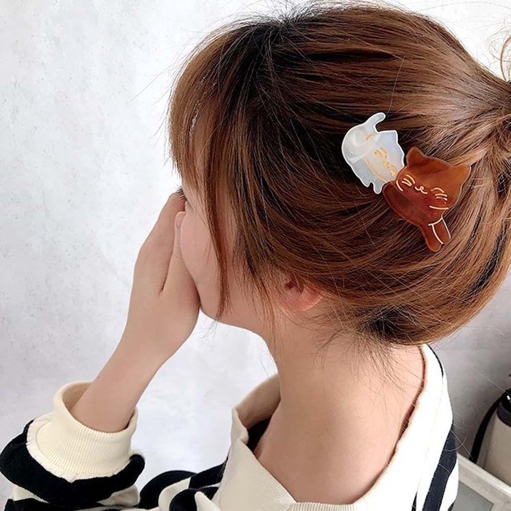 Kẹp Tóc Hình Mèo Thời Trang Ngọt Ngào Cho Nữ