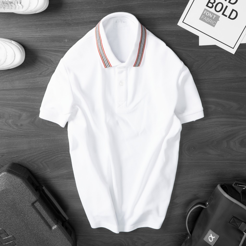 Áo POLO Nam cao cấp dáng Hàn tay ngắn cổ bẻ cotton lạnh 4 chiều cao cấp A6