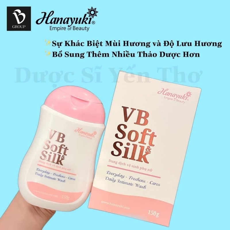 Dung dịch vệ sinh phụ nữ hanayuki giúp làm sạch vùng kín , giảm viêm nhiễm , thơm dịu nhẹ , tặng đồ cột tóc ,tinastore29