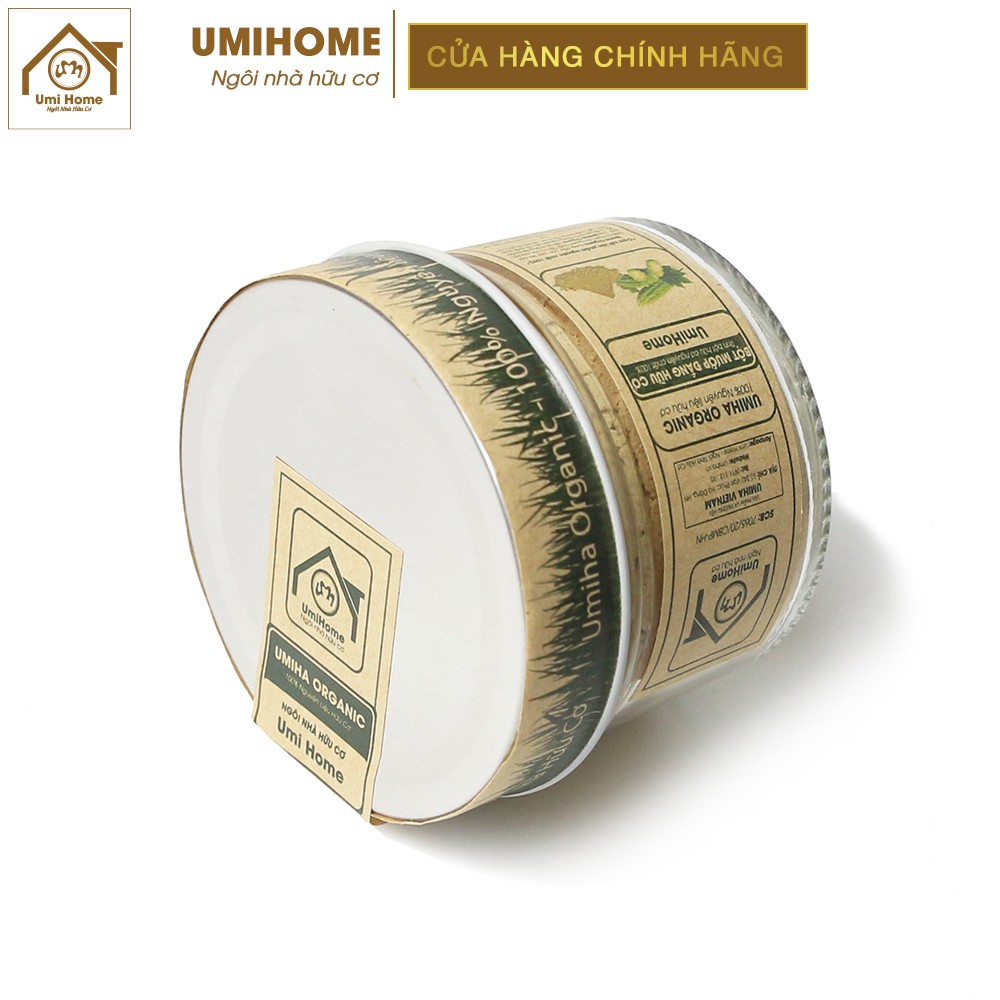 Bột Muớp Đắng hữu cơ UMIHOME nguyên chất 135G | Đắp mặt nạ ngừa mụn, dưỡng da trắng da, chống lão hóa hiệu quả