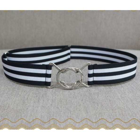 Thắt lưng nam nữ unisex - Đai váy chun 3,5cm