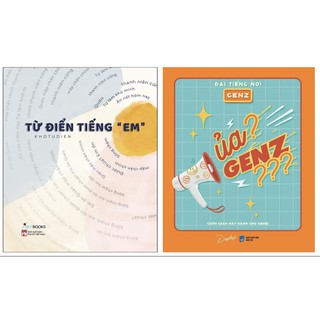 Sách - Combo 2 cuốn từ điển tiếng em và Ủa GenZ - Đài Tiếng Nói GenZ