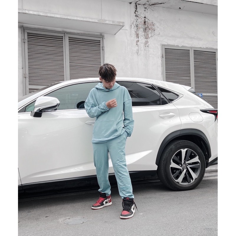 Set nỉ thể thao Essentials xanh mint, đồ bộ nam nữ thời trang unisex , MSW Town | BigBuy360 - bigbuy360.vn