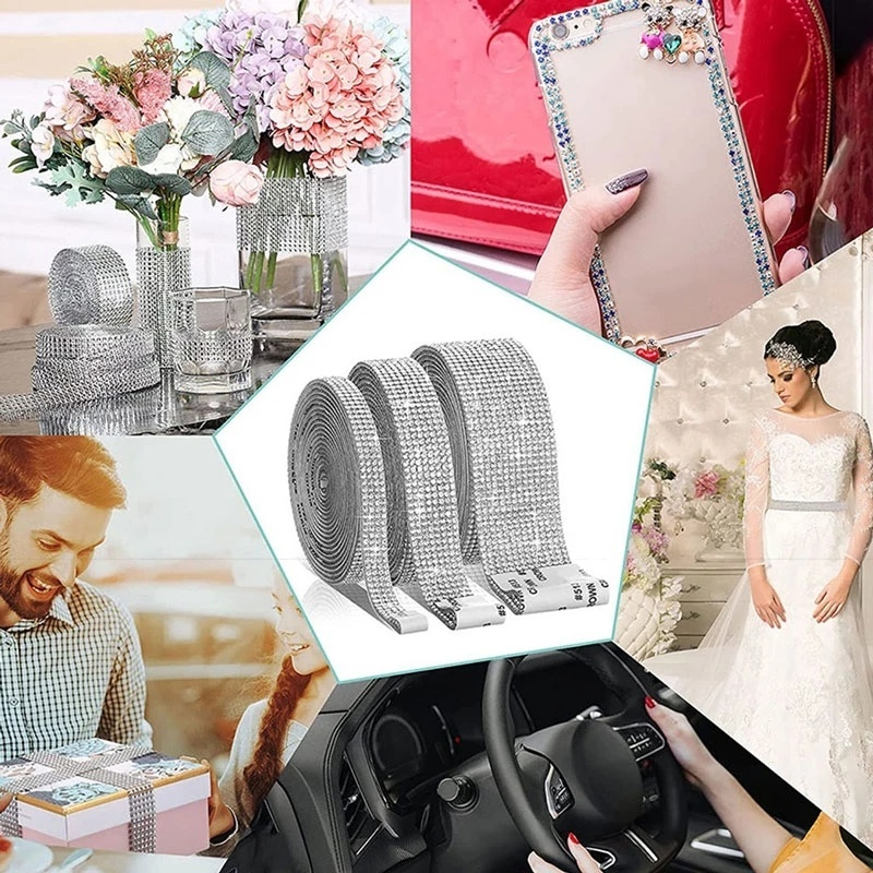 Miếng Dán Đính Đá Lấp Lánh Trang Trí Điện Thoại Thủ Công DIY