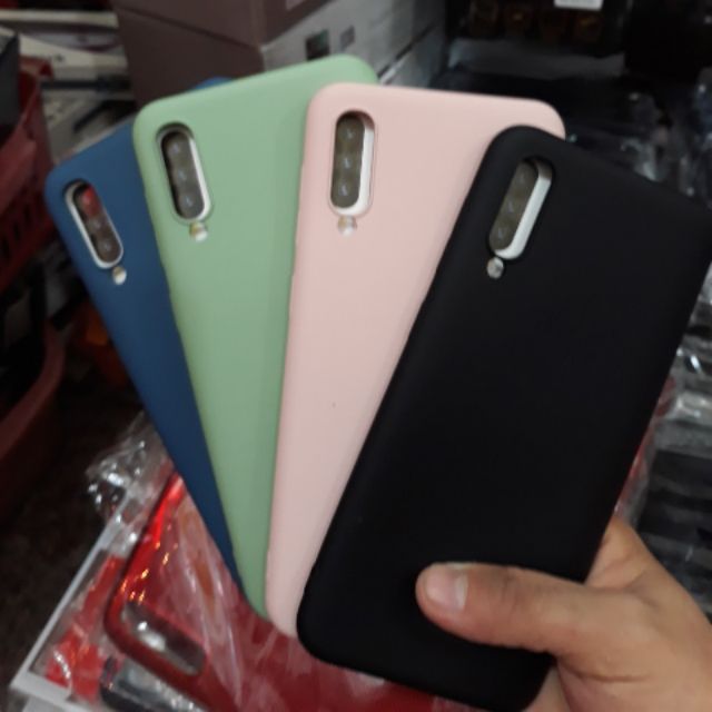Ốp lưng dẻo màu Cho Samsung A50 2019 silicon chống bẩn chống bám vân tay