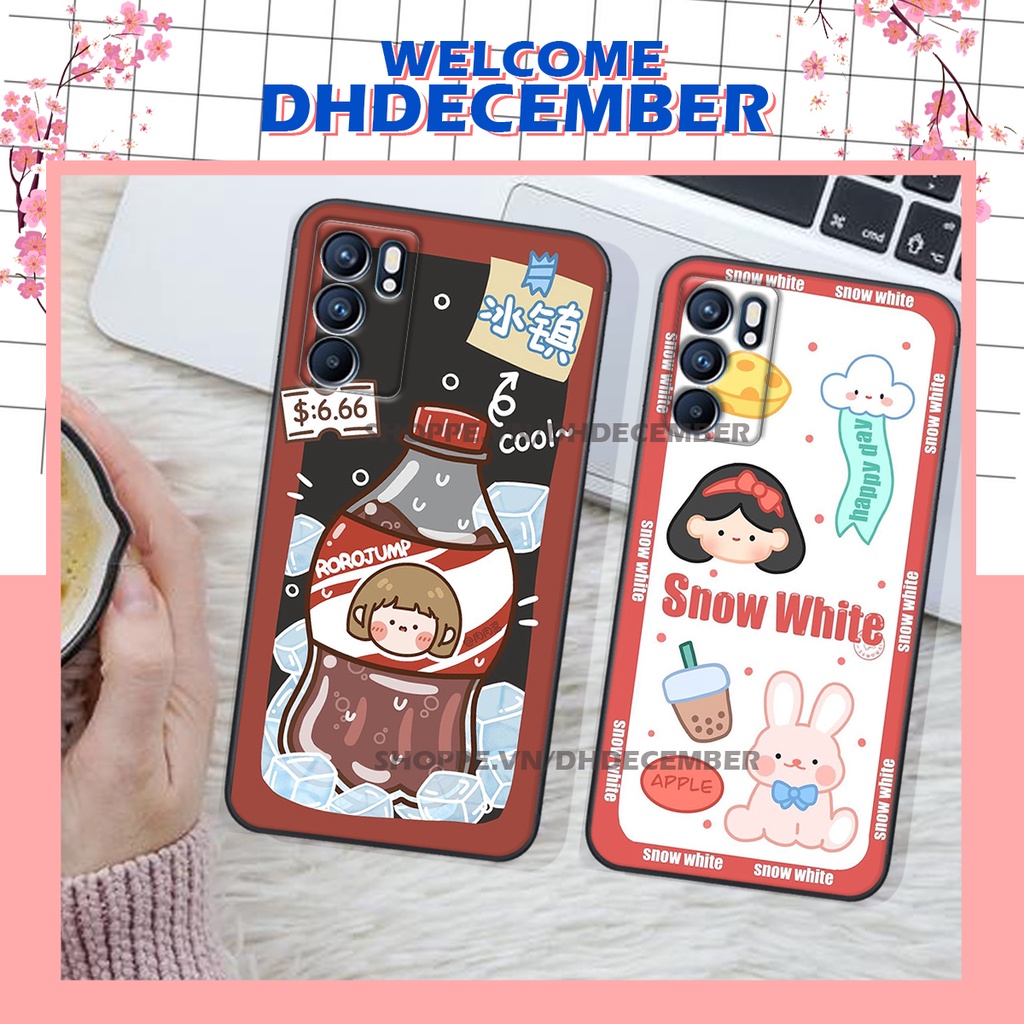 Ốp lưng Oppo RENO 6 4G - ỐP BẢO VỆ CAMERA  in hình 3D GẤU HỒNG-GẤU BE3R -XINH XẺO CỰC ĐẸP