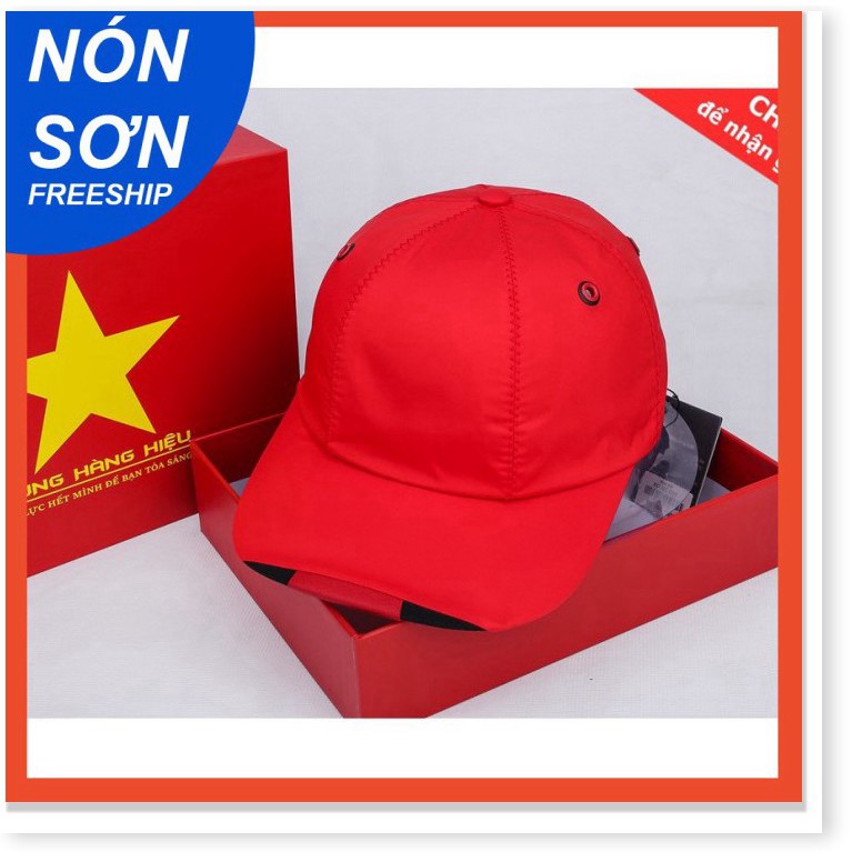 SIÊU PHẨM 2021 MỚI -  NÓN SƠN CHÍNH HÃNG -  Nón Sơn Logo 96 Màu Đỏ Mã MC122C-ĐO2