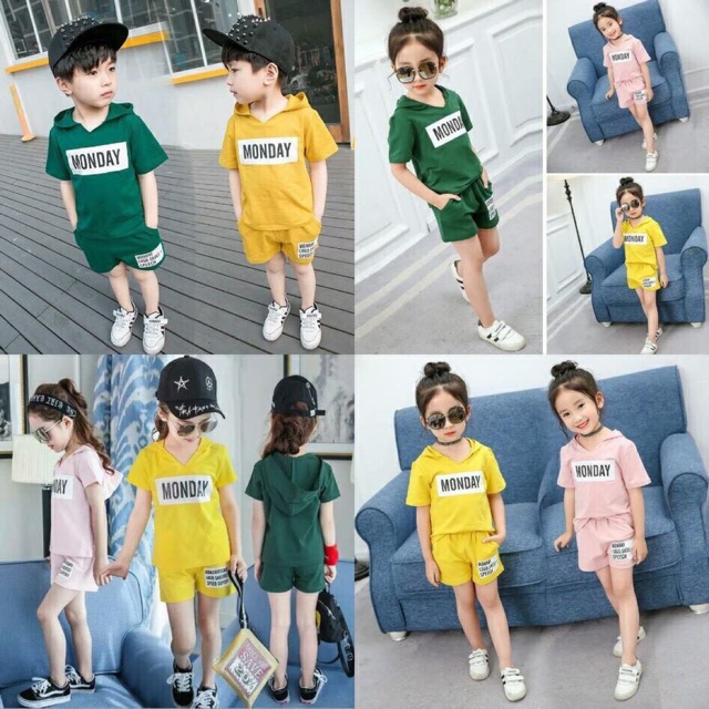 [THANH LÝ LỖ] COMBO 4 BỘ CỘC COTTON BÉ TRAI/BÉ GẢI